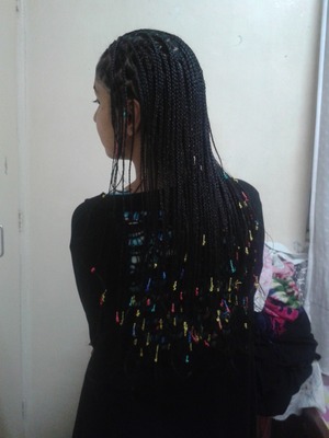 took 4 hours.. phew... 104 braids ;*