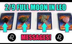 🔮 2/9 FULL MOON MESSAGES FOR YOU! 🔮 WEEKLY PICK A CARD READNG 🌕
