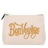 Alphabet Bags Bon Voyage Natural Wash Bag