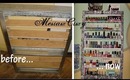 Moja półka na lakiery kolekcja nail polishes rack storage and collection
