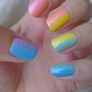 pastel rainbow gradient