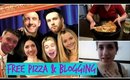 FREE PIZZA & WE STARTED A BLOG | Tewsummer
