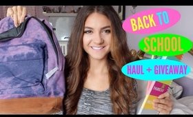 BACK TO SCHOOL SUPPLIES HAUL + GIVEAWAY 2015