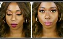 Copper Glitter Holiday Makeup Tutorial