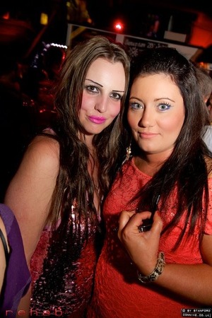 kept it quite simple me on the left with my trademark pink lippie x 