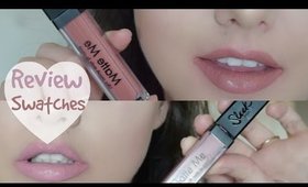 Swatches + Review: Sleek Matte Me Lip Creams | Danielle Scott