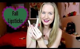 Top 5 Fall Lipsticks || Collab