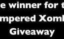 GIVEAWAY WINNER FOR PAMPERED XOMBIE COSMETICS