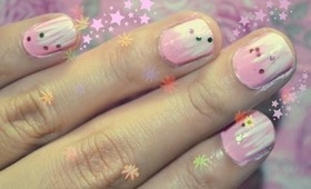 Pink Nail Art