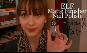 ELF Matte Finisher Nail Polish | Review & Rant