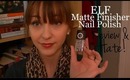 ELF Matte Finisher Nail Polish | Review & Rant