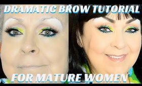 How to Define Dramatic Brows on Fine Thin Hair Tutorial | Women over 40 - mathias4makeup