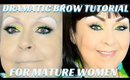 How to Define Dramatic Brows on Fine Thin Hair Tutorial | Women over 40 - mathias4makeup