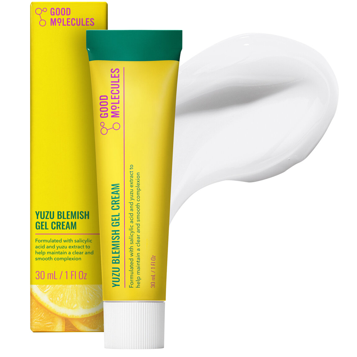 フェイスジェル・ゲル YM2 Good Molecules Yuzu Blemish Gel Cream 30ml | Good Molecules