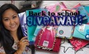 Back-to-school GIVEAWAY! [OPEN]
