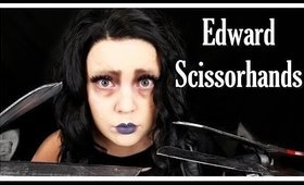 EDWARD SCISSORHANDS INSPIRED MAKEUP TUTORIAL ✂️