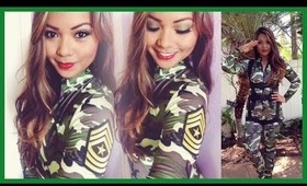 My Halloween Look: Army Girl Makeup Tutorial (Drugstore Products)