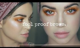 NATURAL EYEBROW TUTORIAL ♡ easy peesy