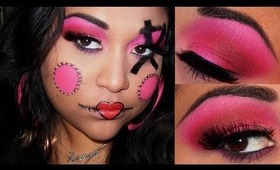 Callowlily Inspired - Hot Pink & Red Doll-like Tutorial!!