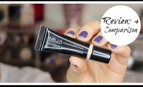 MUA Pro No Crease Eyeshadow Base Review + Comparions | Bailey B.