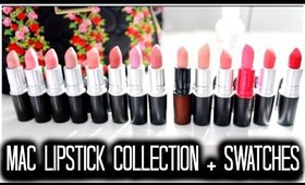 MAC Lipstick Collection + Swaches | Laura Black