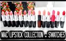 MAC Lipstick Collection + Swaches | Laura Black