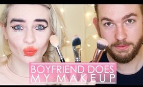 MY BOYFRIEND (fiance) DOES MY MAKEUP!