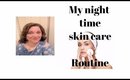 My night time mature skin care routine 2017