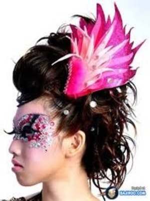 this is a cute little festive look for partys or what ever you would think this style would be good for