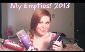 My Empties! 2013