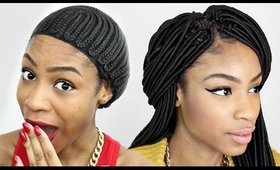 How to Make Crochet Braids Look Natural► Cornrow Cap Crochet Wig