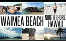 Waimea Beach (North Shore, Hawaii) + Macky's Shrimp Truck | Vlog