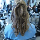 Loose Curls w/ Hair Knot