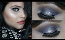 Let The Holiday's Begin- Silver Purple Sparkly Makeup Tutorial