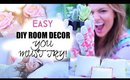 Easy DIY Room Decorations inspired by Tumblr!