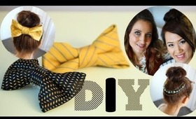 DIY Recycle Ties to Bows & Necklaces to Hair Accessory Feat. CuteGirlsHairStyles