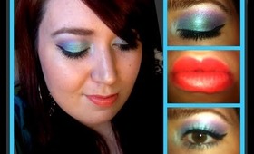 Aquamarine Eye Makeup Tutorial (Urban Decay Sustainable Palette)