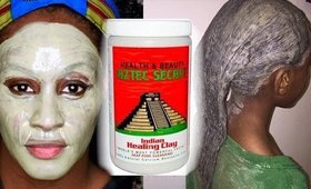 Aztec Secret Indian  Bentonite Clay Review and Demo on Natural Hair and Skin | Shlinda1