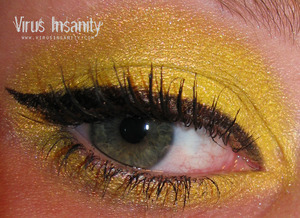 Virus Insanity eyeshadow, Sunshine Yellow.

www.virusinsanity.com