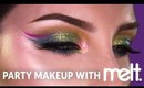 Party Glitter & Highlight Makeup Tutorial Feat. Melt Cosmetics / My Feline Signature Eyelashes