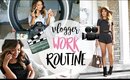 WORK/MORNING ROUTINE AS A YOUTUBER | BELINDA SELENE