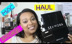 Sephora/ Mac Haul (PoshLifeDiaries)