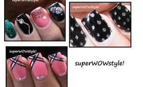 3 Nail Designs !! ✦ New Year's Eve - Party Nails ✦ Bling Nail Designs (Cute Nail Designs 2015)