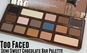 Too Faced Semi Sweet Chocolate Bar Palette Review + GIVEAWAY | Bailey B.