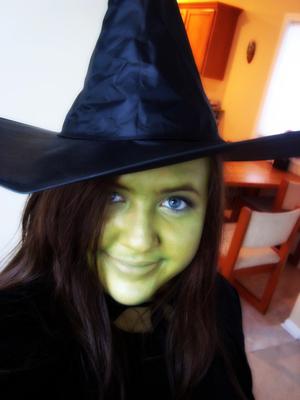 Elphaba (or the Wicked Witch of the West) makeup