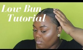 How To-Low Bun tutorial-@glindadotson