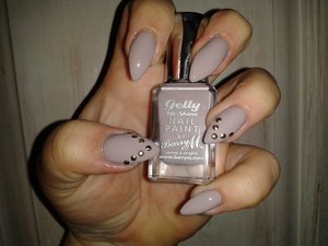Barry M high shine Gelly nail paint in No420 ALMOND