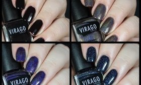 Virago Varnish Urban Legends Collection Live Swatch + Review!!