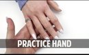 GLAMER LIZ PRACTICE HAND FOR NAILS