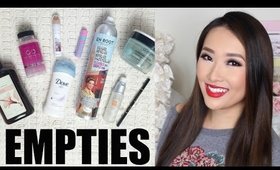 NEW PRODUCTS I'VE USED UP | REAL Thoughts on Hairfinity | AUGUST EMPTIES | hollyannaeree